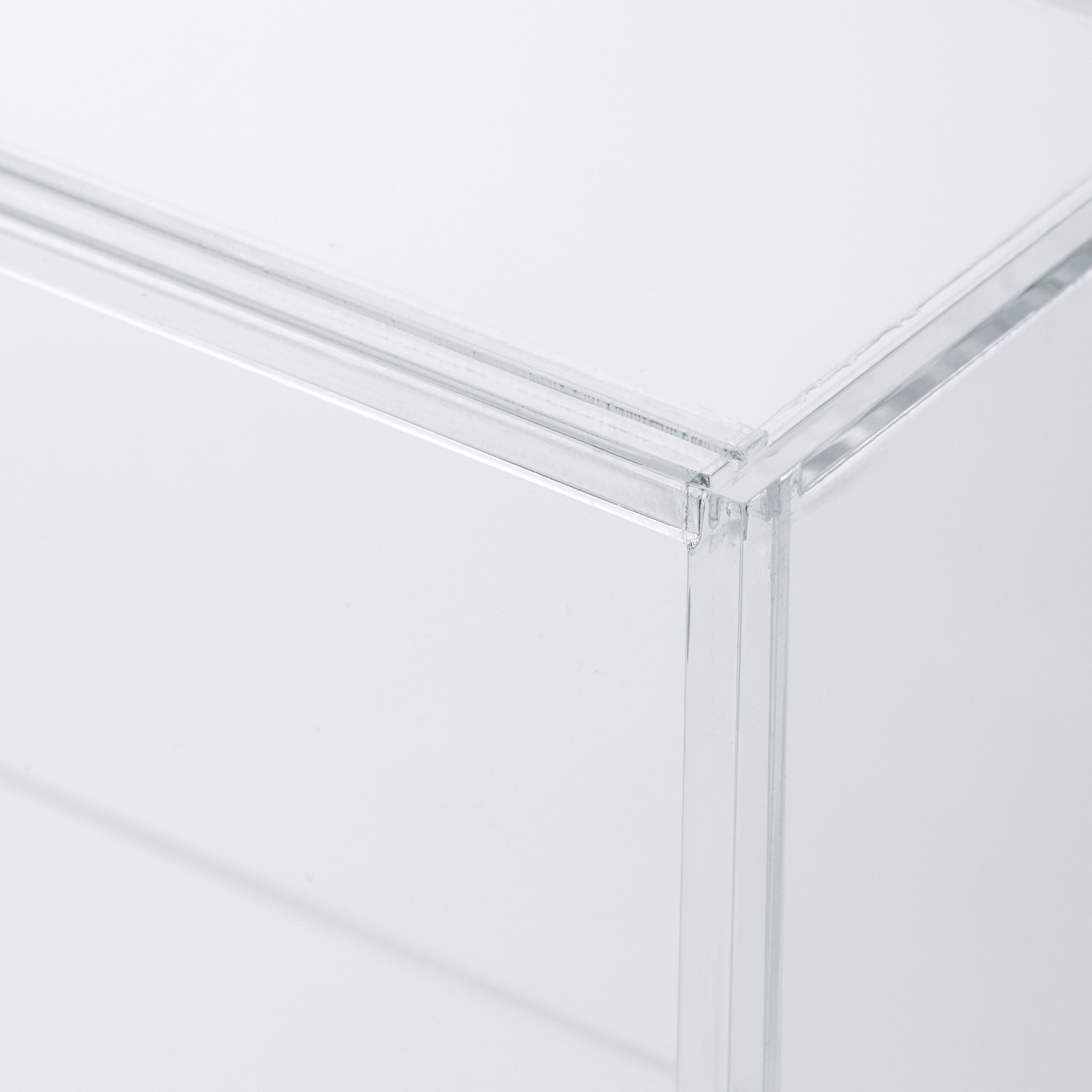 ACRYLIC DISPLAY CASE WITH SLIDING DOORS / L