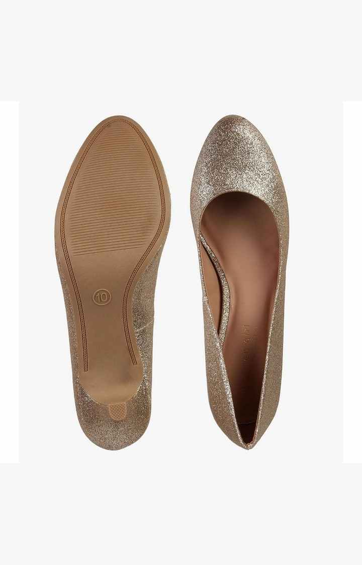 Wanda Gold Pumps