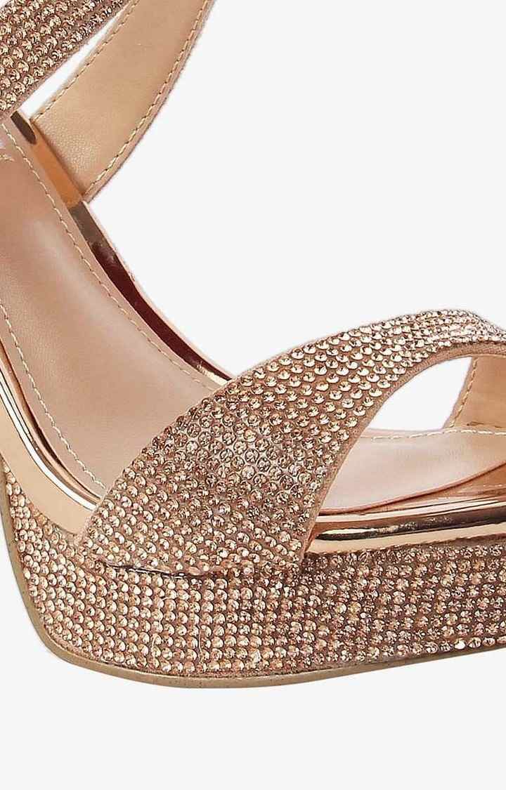 Shoshana Pink Heel Sandals