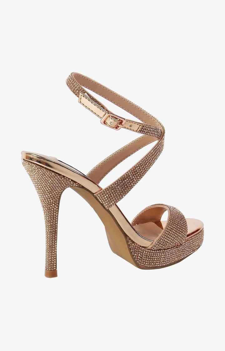 Shoshana Pink Heel Sandals