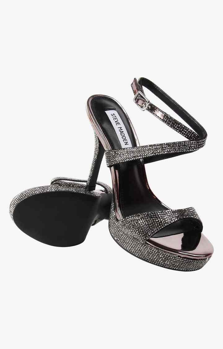 Shoshana Black Heel Sandals