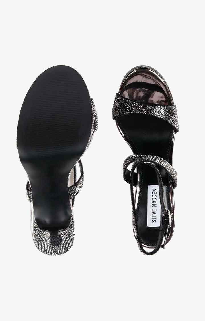 Shoshana Black Heel Sandals