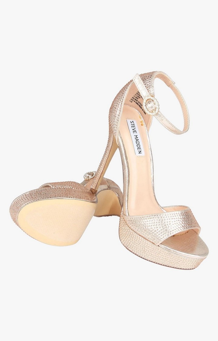 Malva Gold Heel Sandals