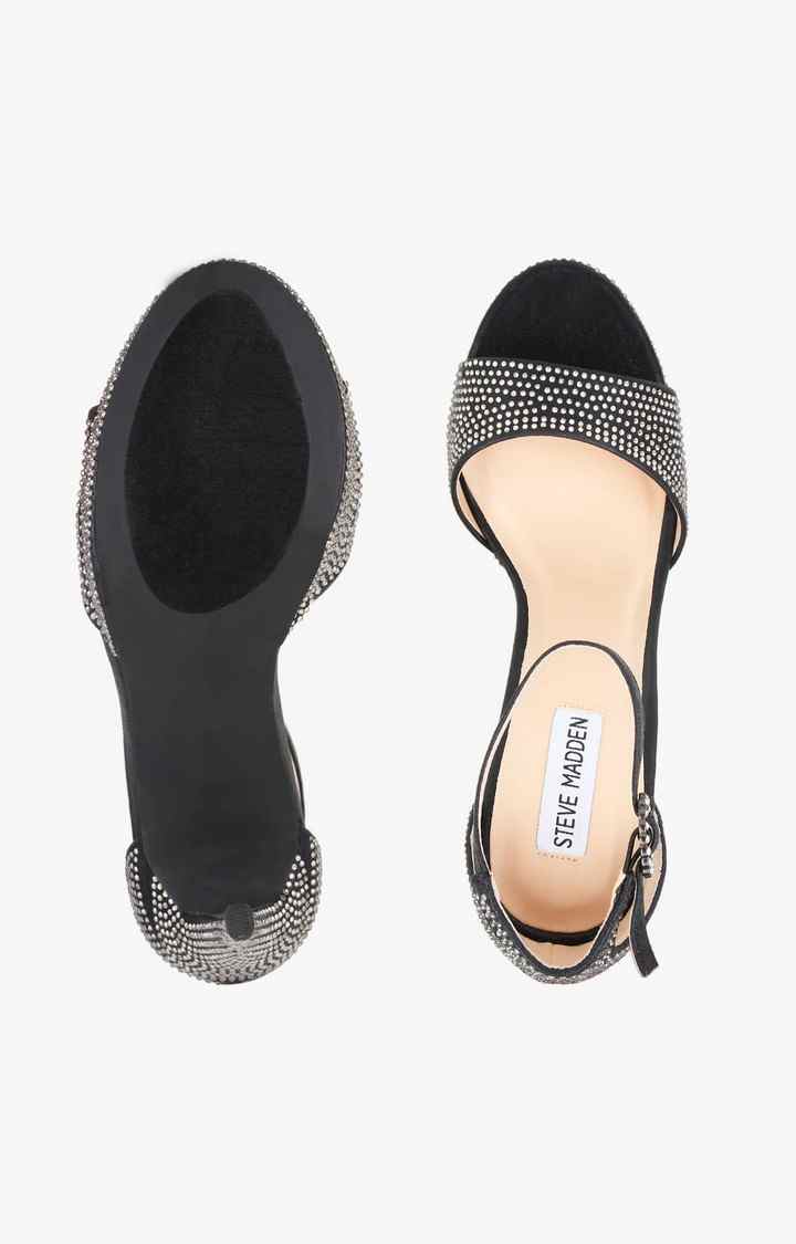 Malva Black Heel Sandals