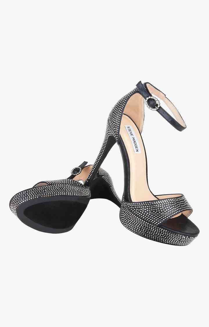 Malva Black Heel Sandals
