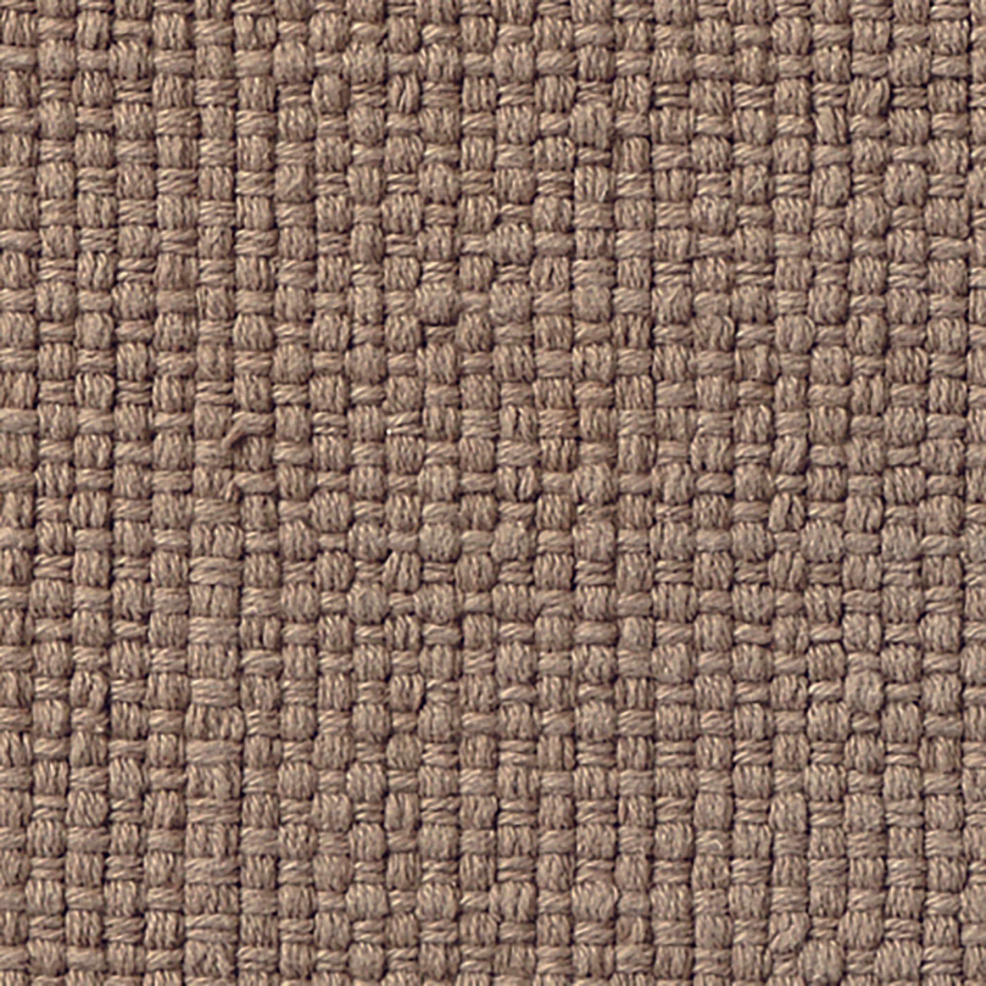 COTTON HANDWOVEN MAT LIGHT BROWN