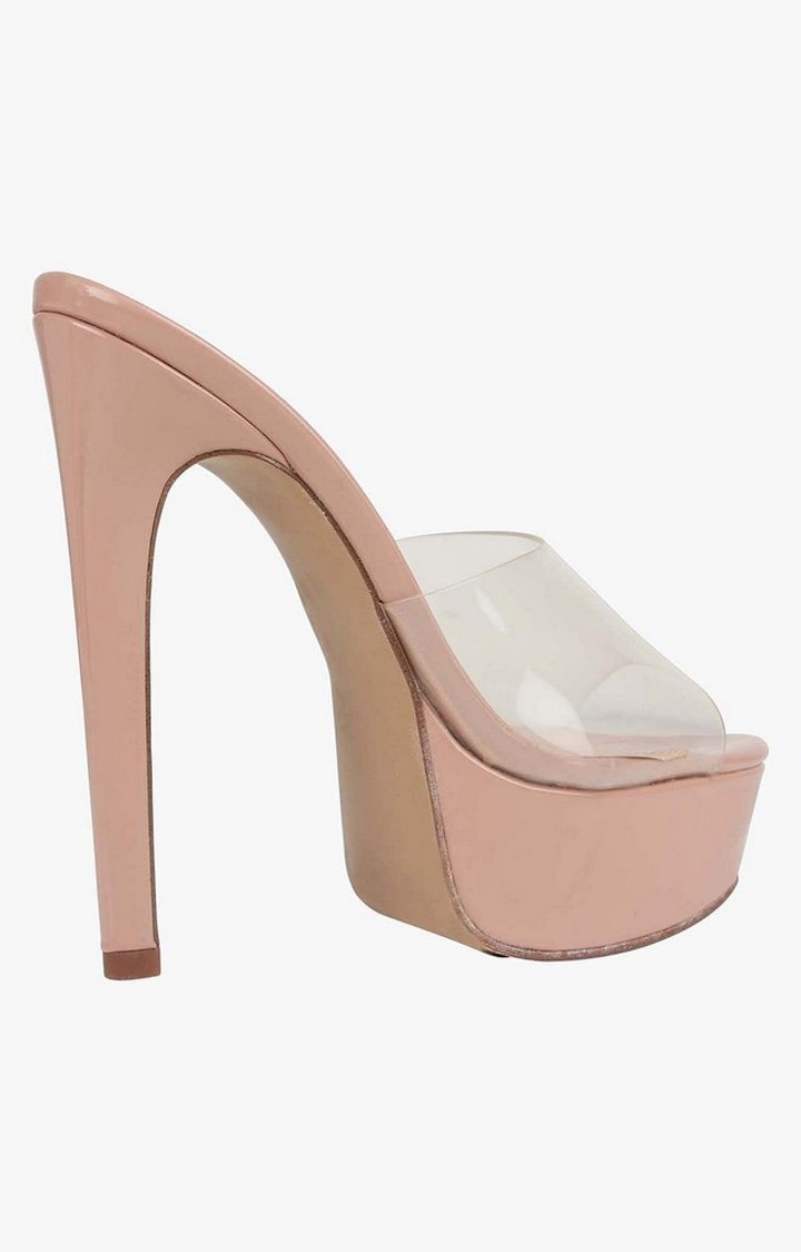 Innocent Pink Heel Sandals