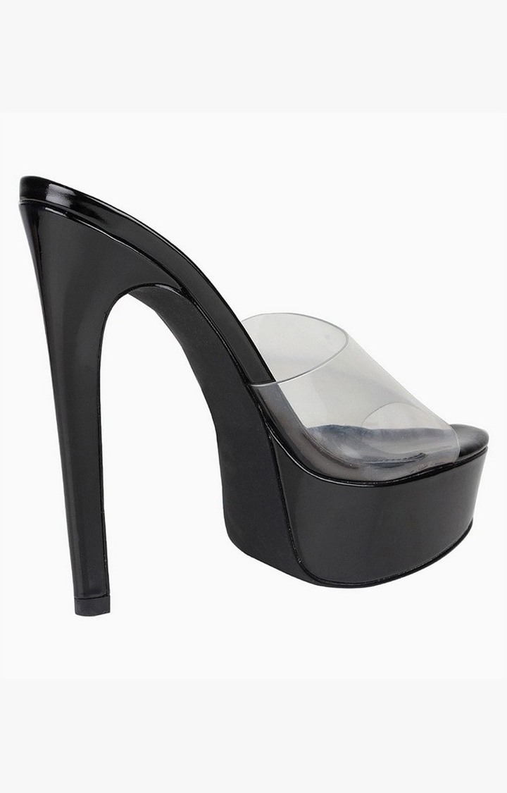 Innocent Black Heel Sandals
