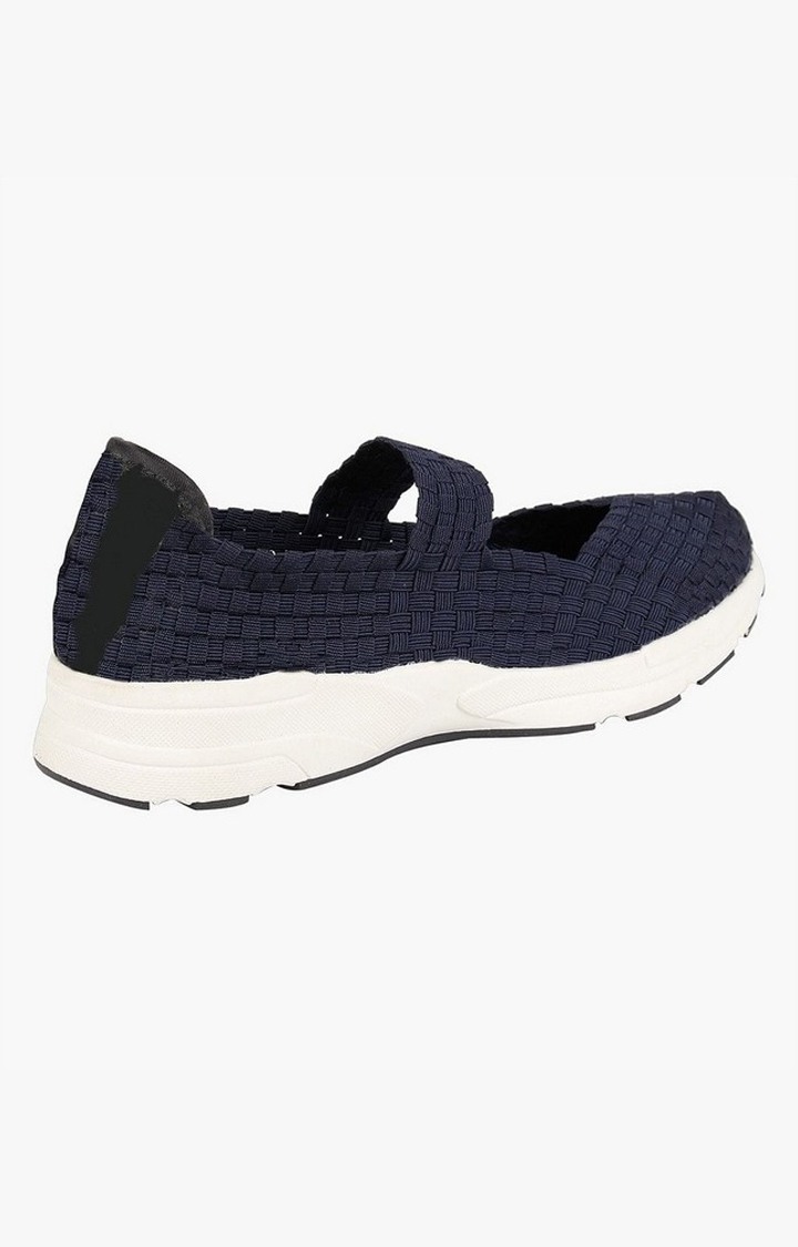 Nc-Jack Blue Closed Flats & Ballerinas