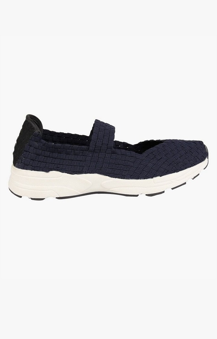 Nc-Jack Blue Closed Flats & Ballerinas