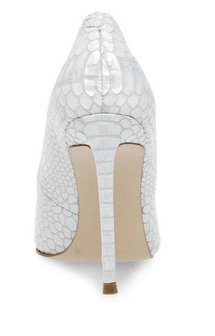 Vala Silver Pumps