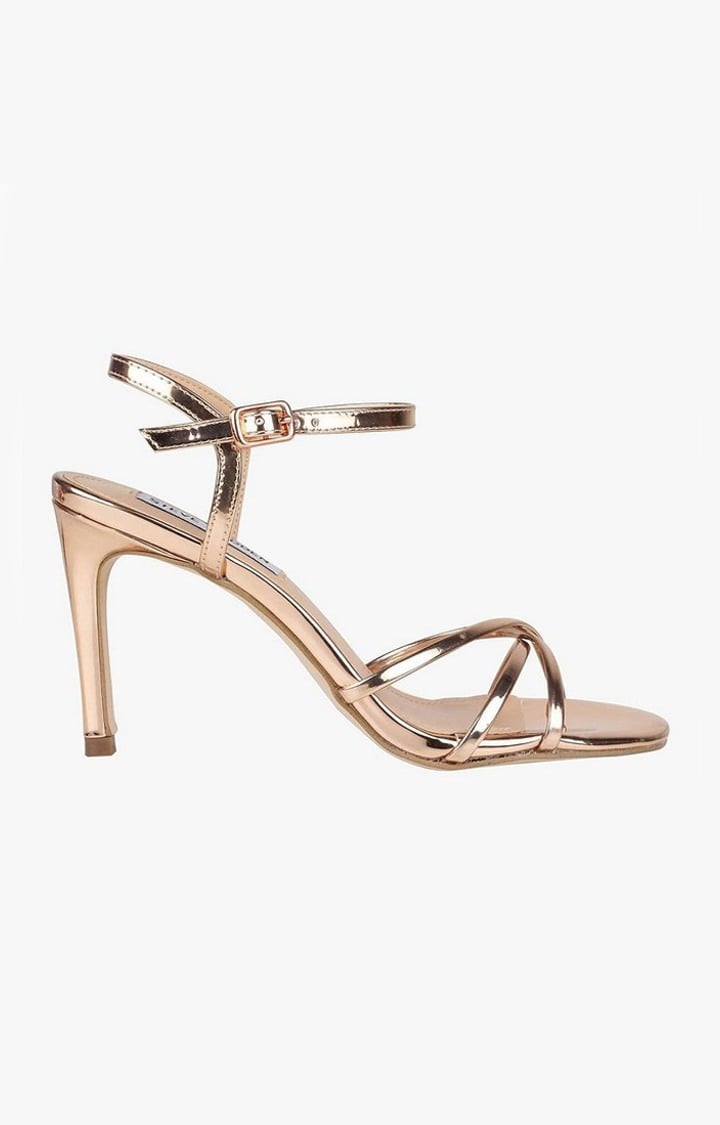 Lianne Gold Heel Sandals