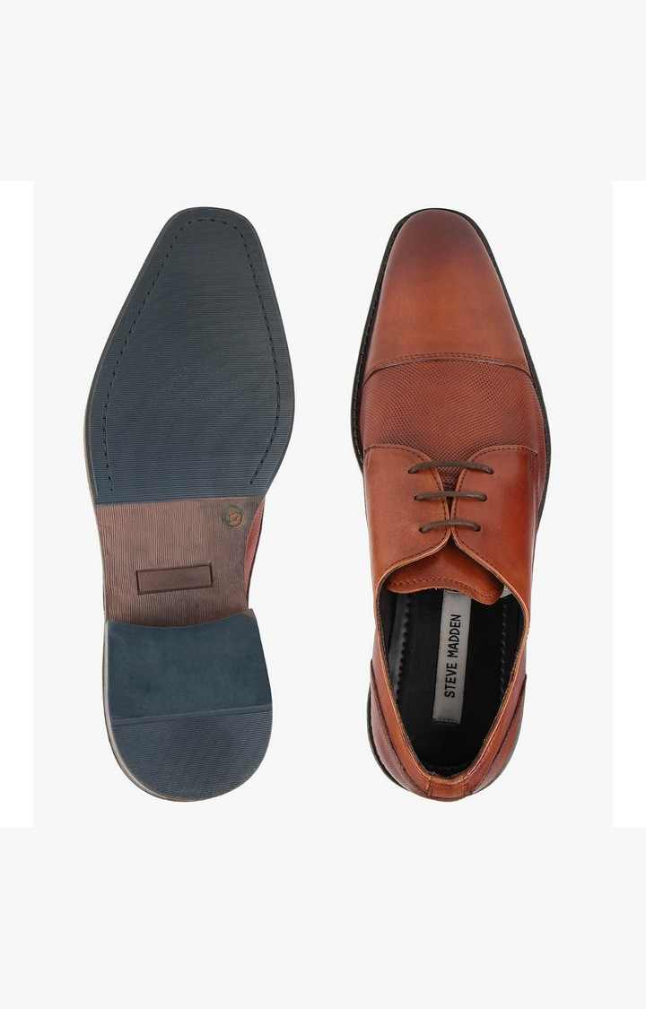 P-Jest Brown Tie-Ups & Dress Loafers