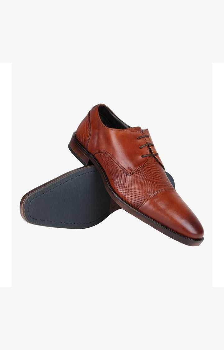 P-Jest Brown Tie-Ups & Dress Loafers