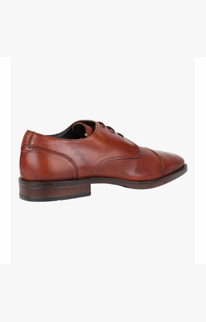 P-Jest Brown Tie-Ups & Dress Loafers