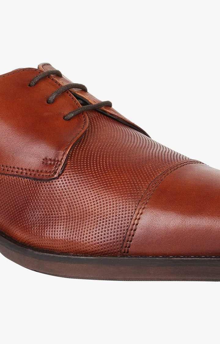 P-Jest Brown Tie-Ups & Dress Loafers