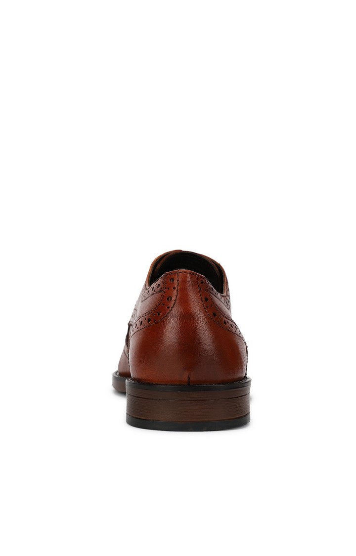 P-Jazzy Brown Tie-Ups & Dress Loafers
