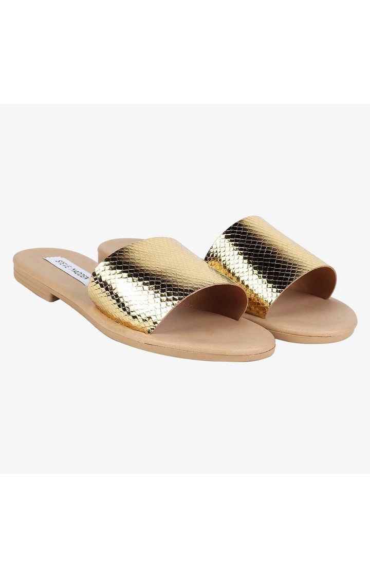 Azra Gold Flats