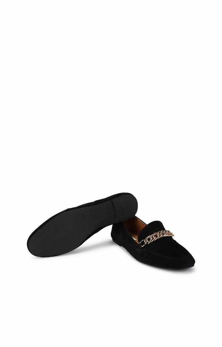 Soprano Black Closed Flats & Ballerinas