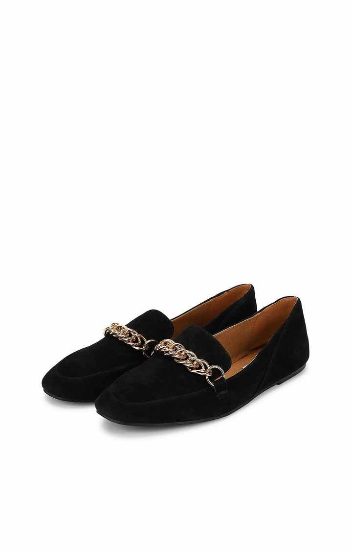 Soprano Black Closed Flats & Ballerinas