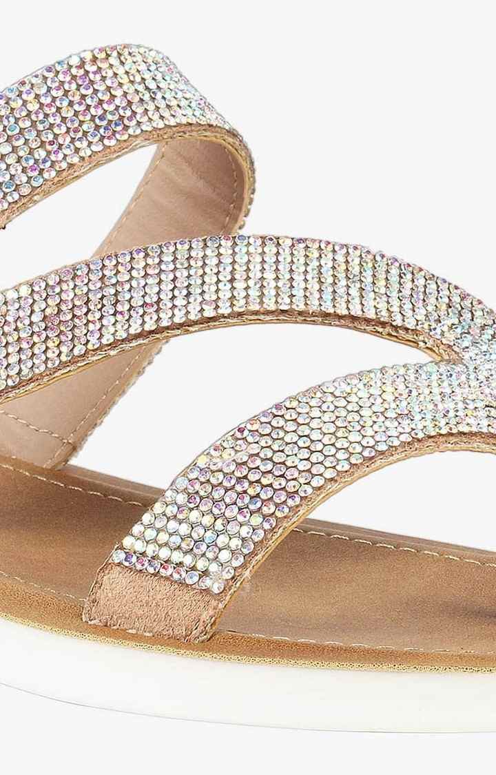 Spotlight Gold Flats