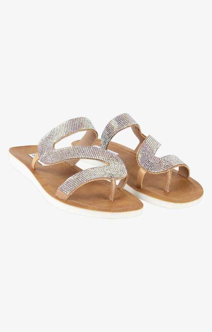 Spotlight Gold Flats