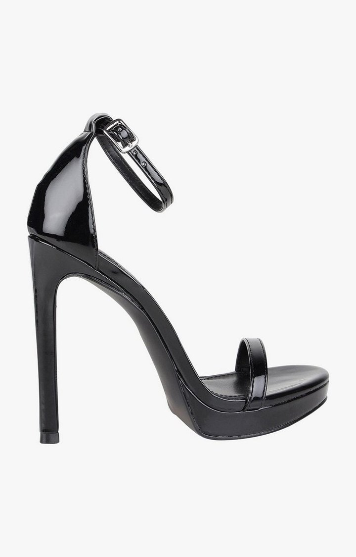 Milano Black Heel Sandals