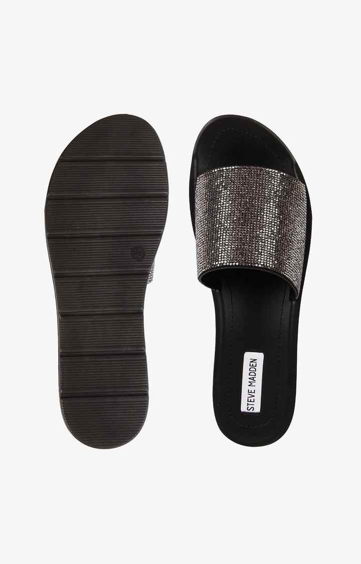 Solid Black Flats