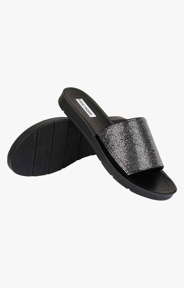 Solid Black Flats