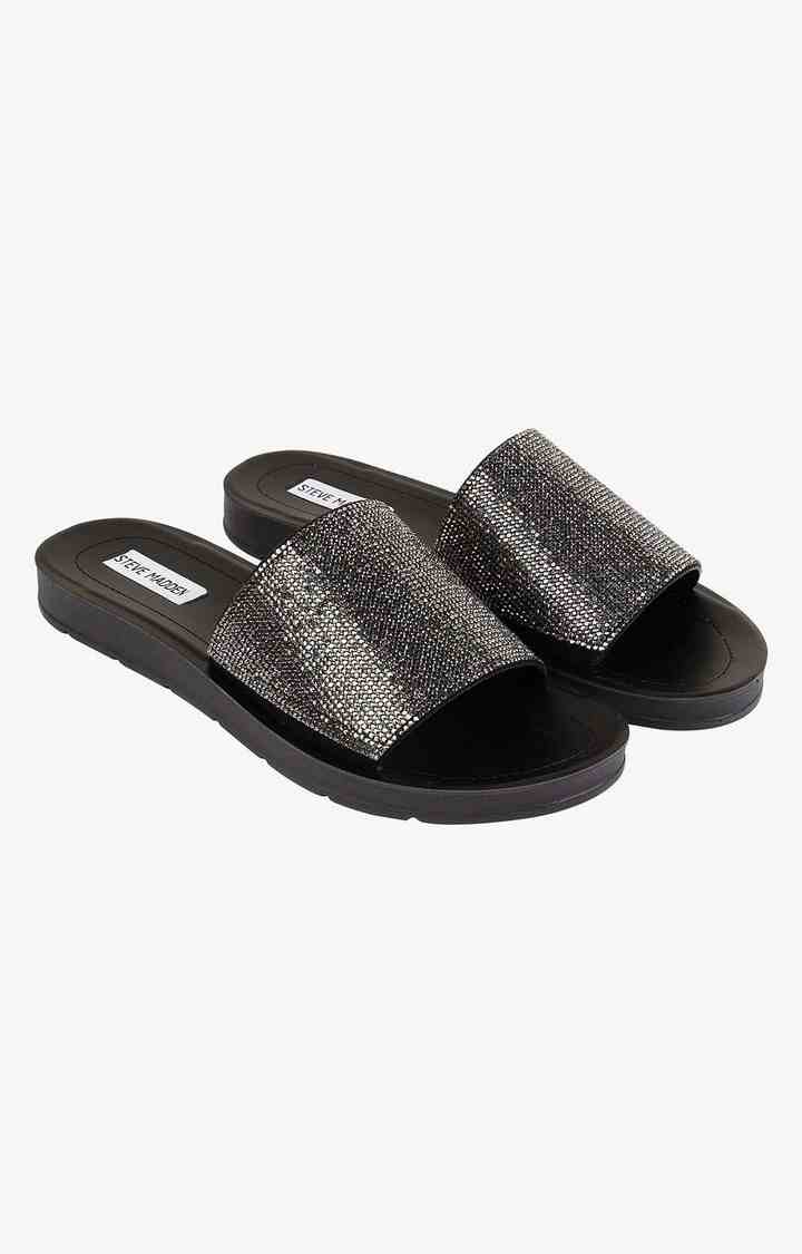 Solid Black Flats