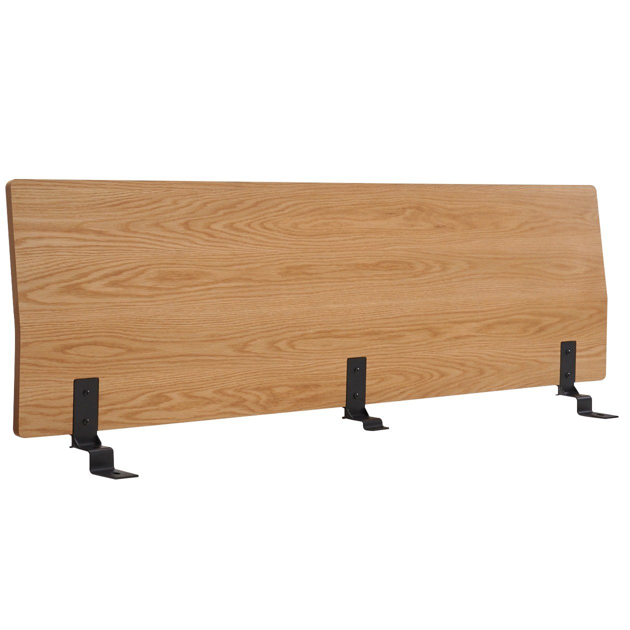 BED FRAME / HEADBOARD / Q / OAK