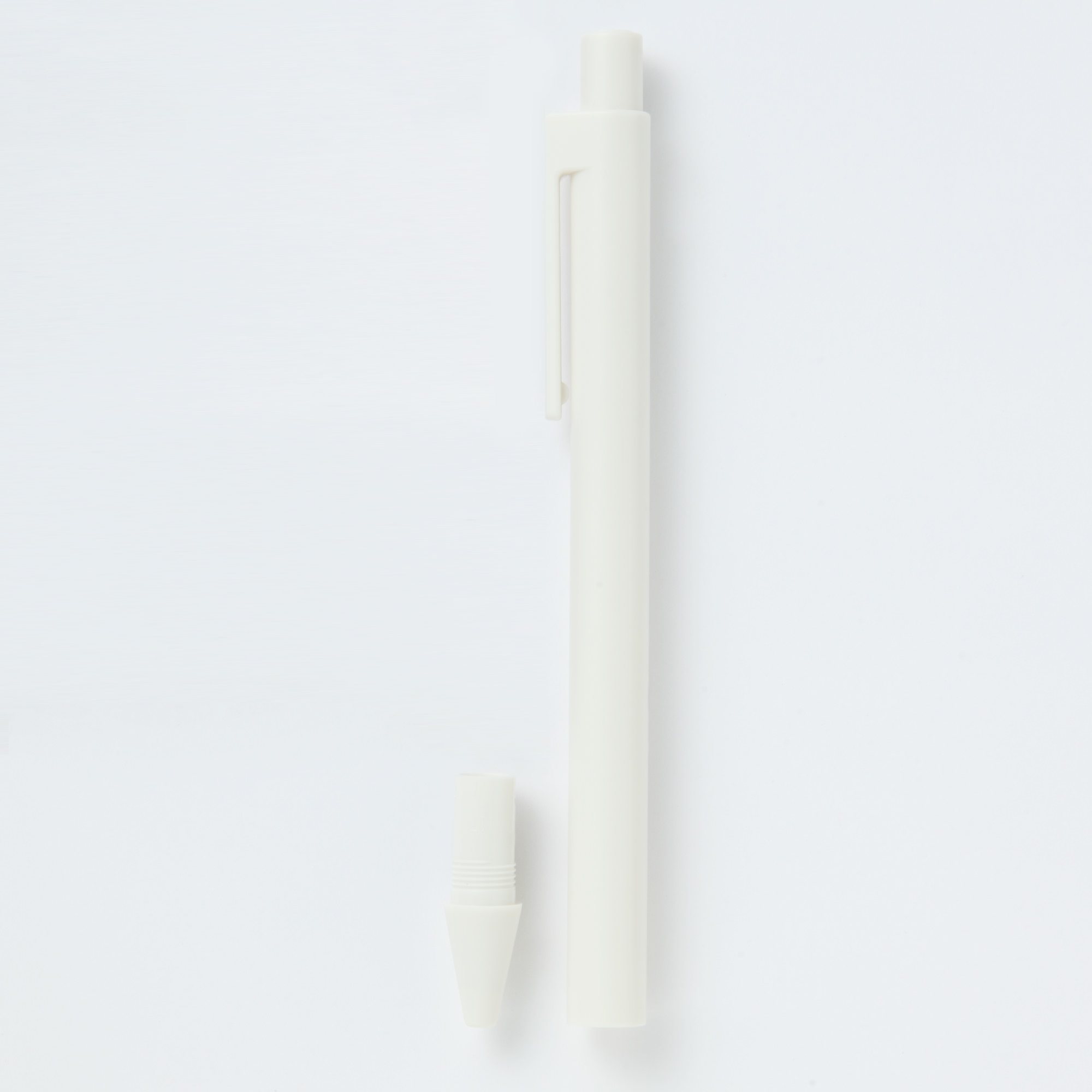 MUJI | BALLPOINT PEN KNOCK TYPE BODY / WHITE