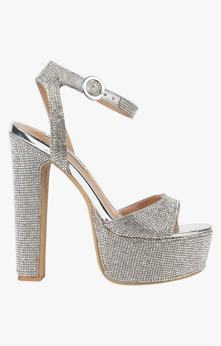 Skyla-R Gold Heel Sandals