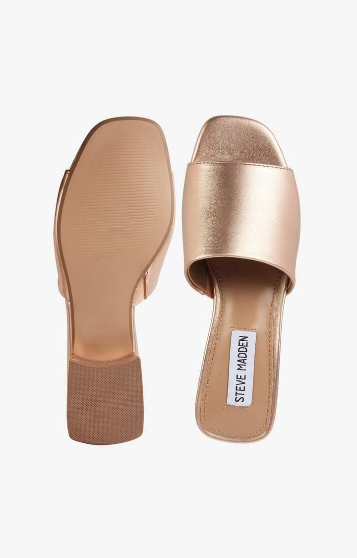 Delish Gold Heel Sandals