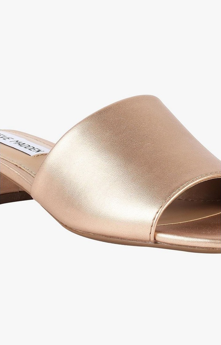 Delish Gold Heel Sandals