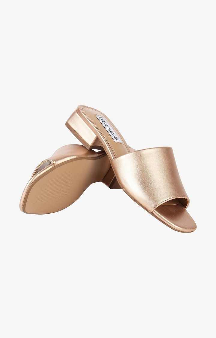 Delish Gold Heel Sandals