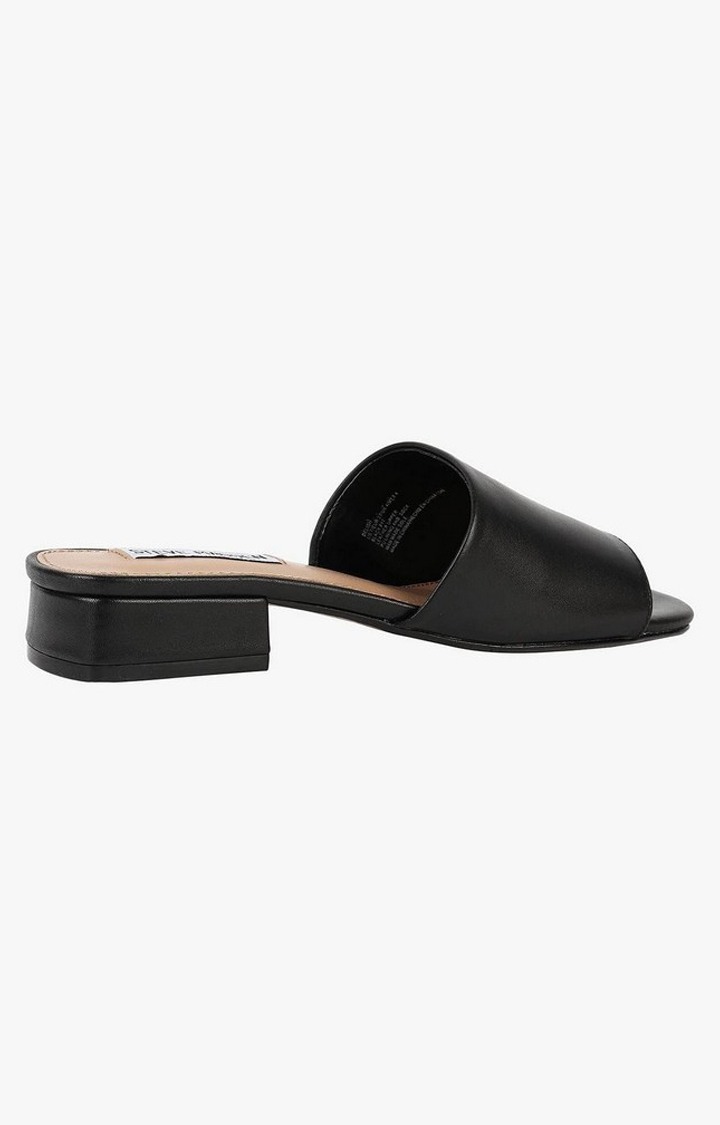 Delish Black Heel Sandals