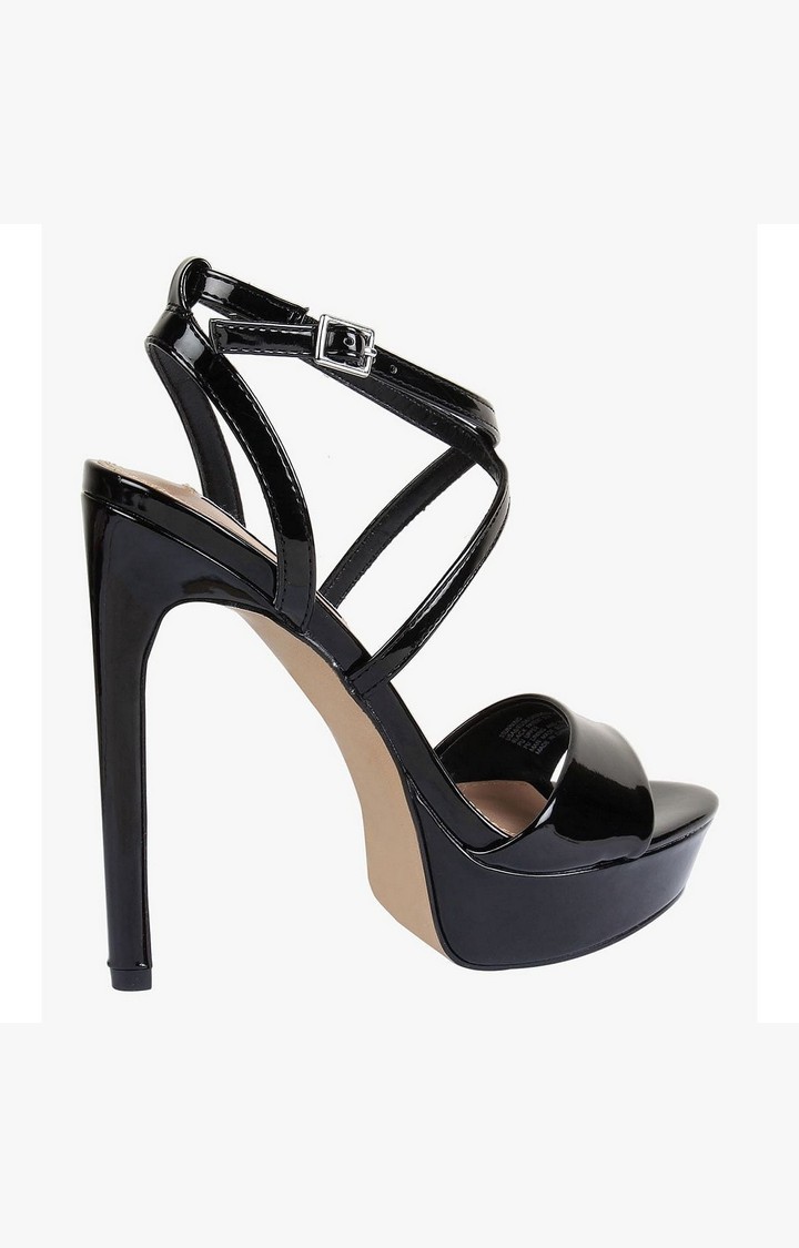 Stunning Black Heel Sandals