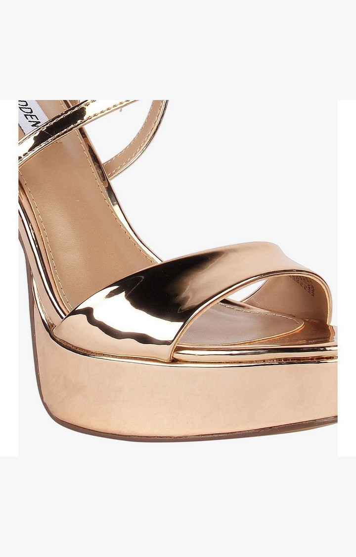 Stunning Gold Heel Sandals