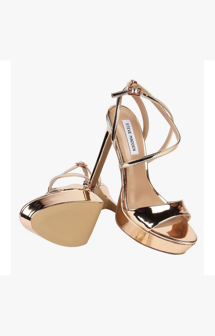 Stunning Gold Heel Sandals