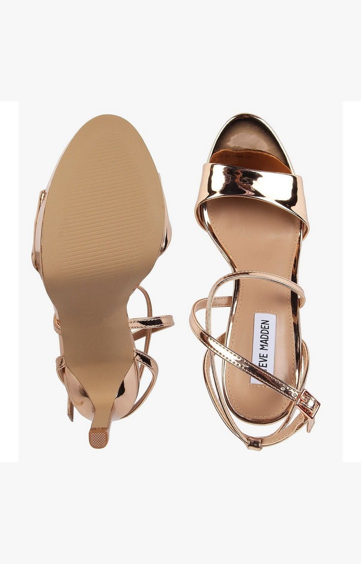 Stunning Gold Heel Sandals