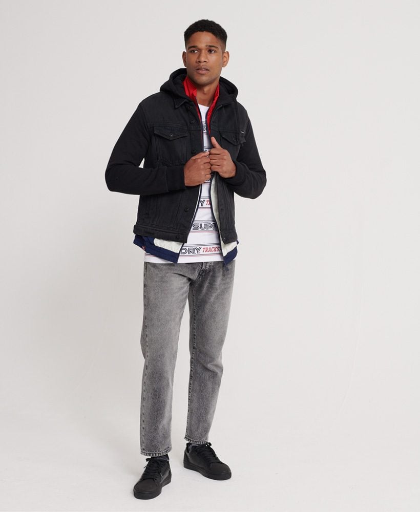 HOODED HIGHWAYMAN TRUCKER JKT