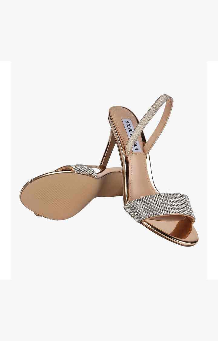Lakota-R Gold Heel Sandals