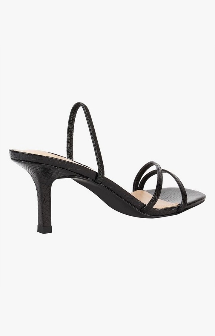 Loft Black Heel Sandals