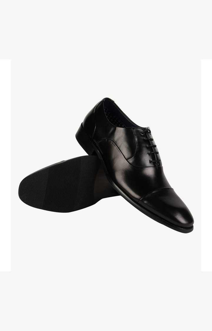 Joaquin Black Tie-Ups & Dress Loafers