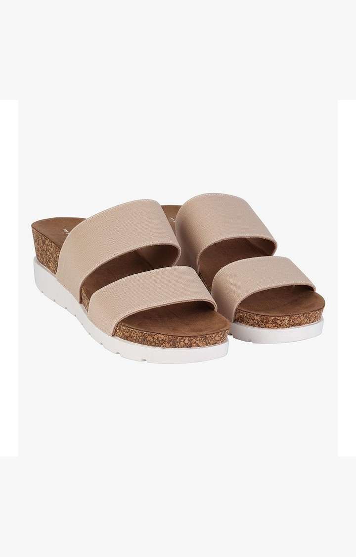 Nikkii Beige Wedges