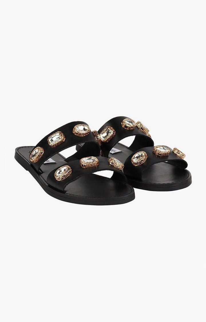 Jase Black Flats