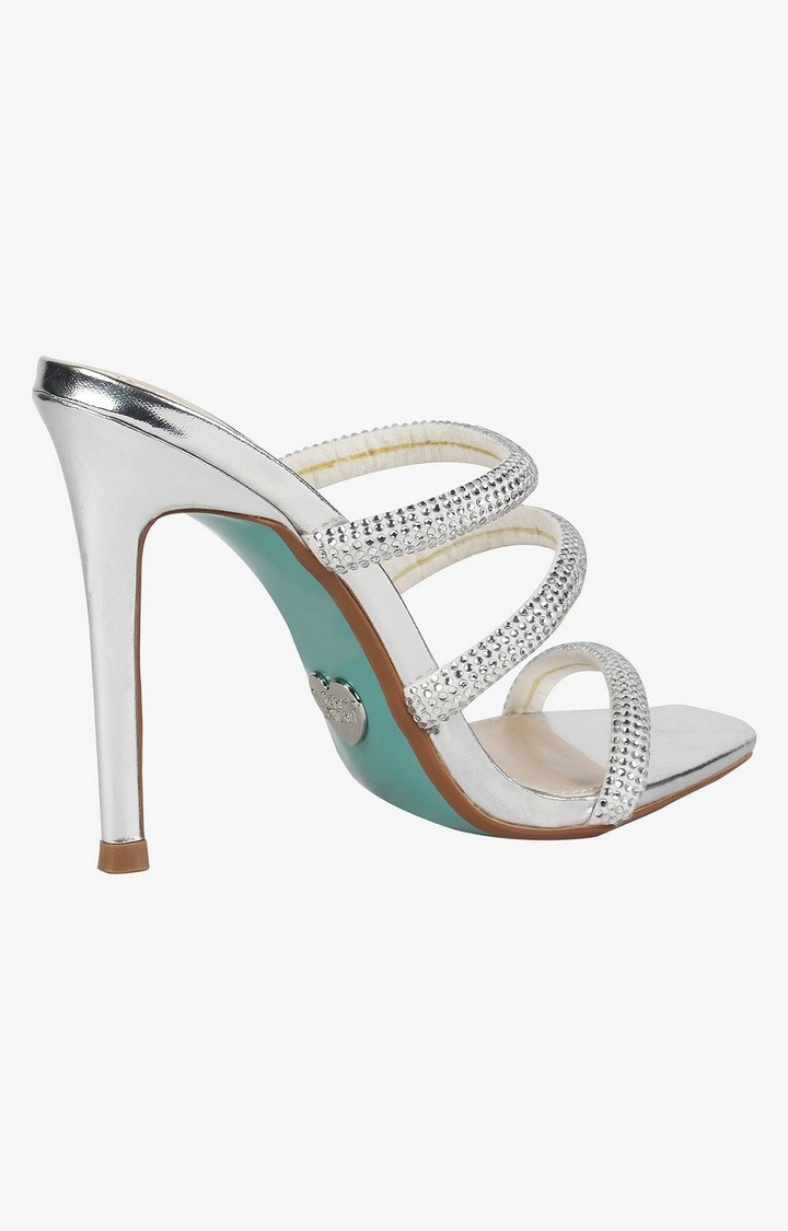 Sb-Aubri Silver Heel Sandals