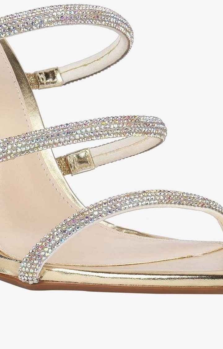 Sb-Aubri Gold Heel Sandals