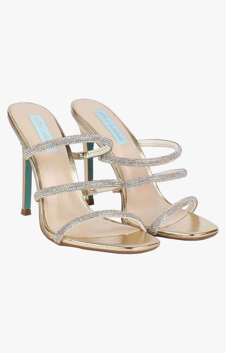 Sb-Aubri Gold Heel Sandals